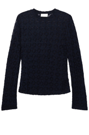 Aaiko |  lace long sleeve Mason | dark blue