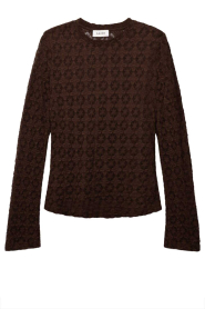 Aaiko |  Lace longsleeve Mason | brown | Picture 1
