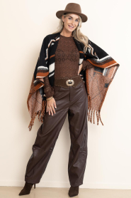 Aaiko |  Lace longsleeve Mason | brown | Picture 3