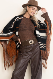 Aaiko |  Lace longsleeve Mason | brown | Picture 2