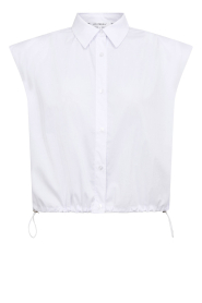 Co'Couture |  Cropped balloon blouse Elara | white | Picture 1