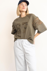Co'Couture :  Mesh top Ely | green - img6