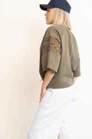 Co'Couture :  Mesh top Ely | green - img7