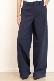 Co'Couture :  Barrel trousers Demi | blue - img4