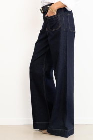 Co'Couture :  Flared high waist jeans Sol | blue - img5