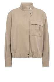 Co'Couture |  Bomber cargo jacket Emina | beige | Picture 1