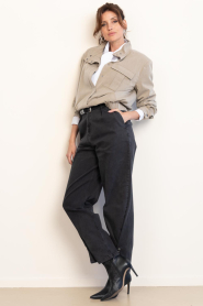 Co'Couture |  Bomber cargo jacket Emina | beige | Picture 3