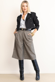 Co'Couture |  Checked Bermuda Veya | brown  | Picture 2