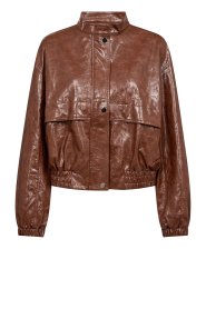 Co'Couture |  Faux leather vintage bomber Rich