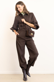 Est'Seven |  Viscose jumpsuit Imenny | brown | Picture 3