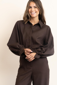 Est'Seven |  Viscose jumpsuit Imenny | brown | Picture 9