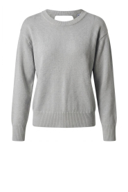 Est'Seven |  Soft cotton sweater Jayden | grey | Picture 1