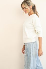 Est'Seven |  Soft cotton sweater Jayden | natural | Picture 5