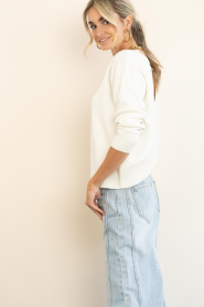 Est'Seven |  Soft cotton sweater Jayden | natural | Picture 6