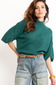 Est'Seven :  Small suede belt Athina | camel - img3