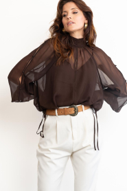 Est'Seven |  Suede belt Suze | camel | Picture 3