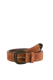 Est'Seven |  Suede belt Suze | camel