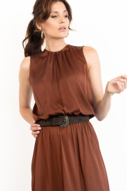 Est'Seven :  Suede belt Suze | brown - img4