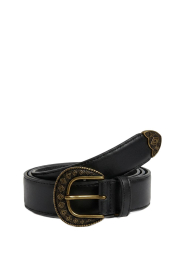 Est'Seven |  Leather belt Suze | black | Picture 1