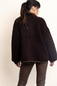 Club L'avenir |  Wool mix jacket Una | redbrown | Picture 9