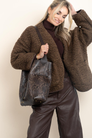 Club L'avenir |  Wool mix jacket Una | brown | Picture 2