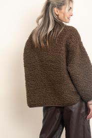 Club L'avenir |  Wool mix jacket Una | brown | Picture 8