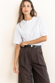 Club L'avenir |  Super soft T-shirt Alva | white | Picture 4
