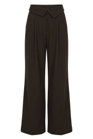 Club L'avenir |  Fitted trousers with detail Alayan | brown | Picture 1