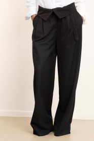 Club L'avenir |  Fitted trousers with detail Alayan | brown | Picture 8