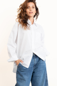 Herskind |  Cotton blouse Lorenzo | white | Picture 4