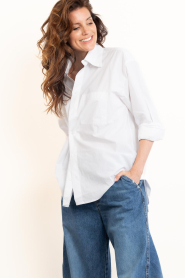 Herskind |  Cotton blouse Lorenzo | white | Picture 7