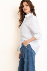 Herskind |  Cotton blouse Lorenzo | white | Picture 9