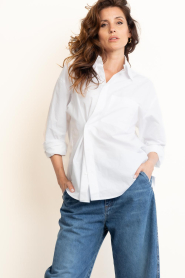 Herskind |  Cotton blouse Lorenzo | white | Picture 6
