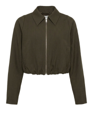 Herskind |  Cropped barrel bomber jacket Stella | khaki | Picture 1