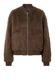 Herskind |  Brushed wool bomber Jimi | brown | Picture 1