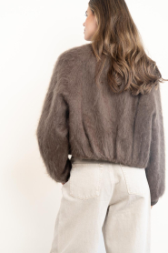 Herskind |  Brushed wool bomber Jimi | brown | Picture 6