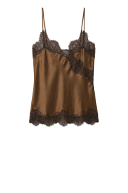 Herskind |  Satin lace top Little | brown | Picture 1