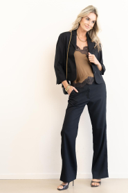 Herskind |  Satin lace top Little | brown | Picture 3
