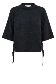 Co'Couture |  Soft pull up sweater Noomi | navy | Picture 1