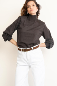 Co'Couture |  Soft turtleneck Cory | brown | Picture 7