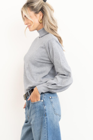 Co'Couture :  Soft turtleneck Cory | grey - img6