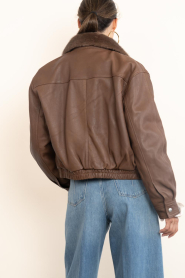 STUDIO AR |  Leather bomber Abigale | cognac | Picture 8