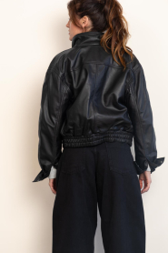 STUDIO AR |  Leather bomber jacket Willow | black | Picture 10