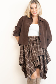 STUDIO AR |  Vintage suède jacket Elaine | brown | Picture 10