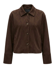 STUDIO AR |  Vintage suède jacket Elaine | brown | Picture 1