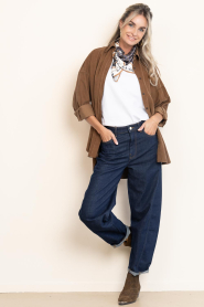 Lois Jeans : Baby-rib blouse Ross | camel - img3