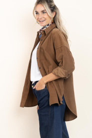 Lois Jeans : Baby-rib blouse Ross | camel - img6