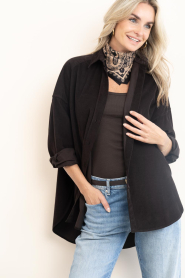 Lois Jeans | Baby-rib blouse Ross | bruin | Picture 2