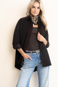 Lois Jeans | Baby-rib blouse Ross | bruin | Picture 4