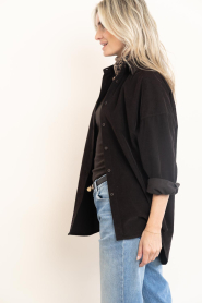 Lois Jeans | Baby-rib blouse Ross | bruin | Picture 6